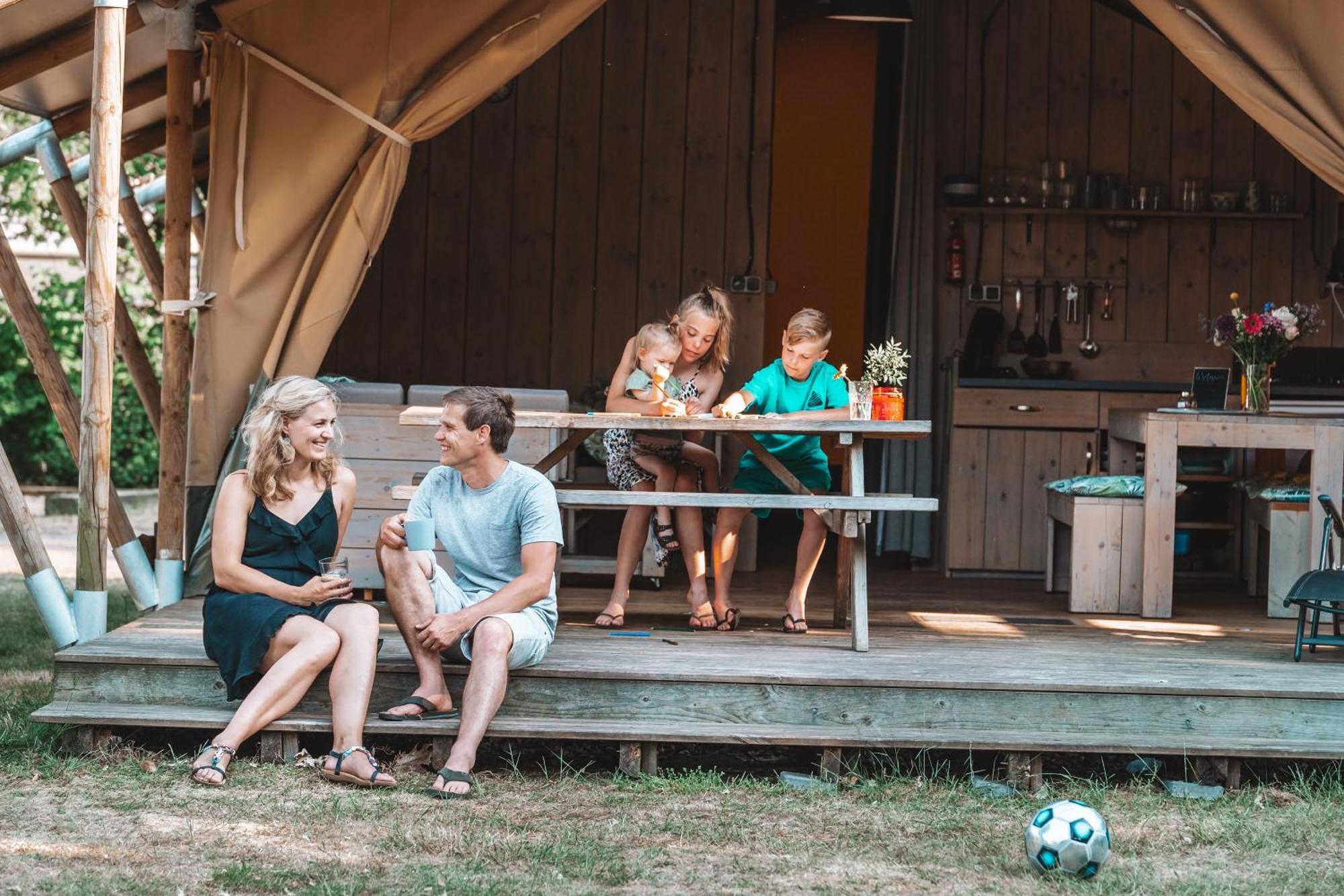 Glamping Holten Luxe Safaritent 2 Esterno foto