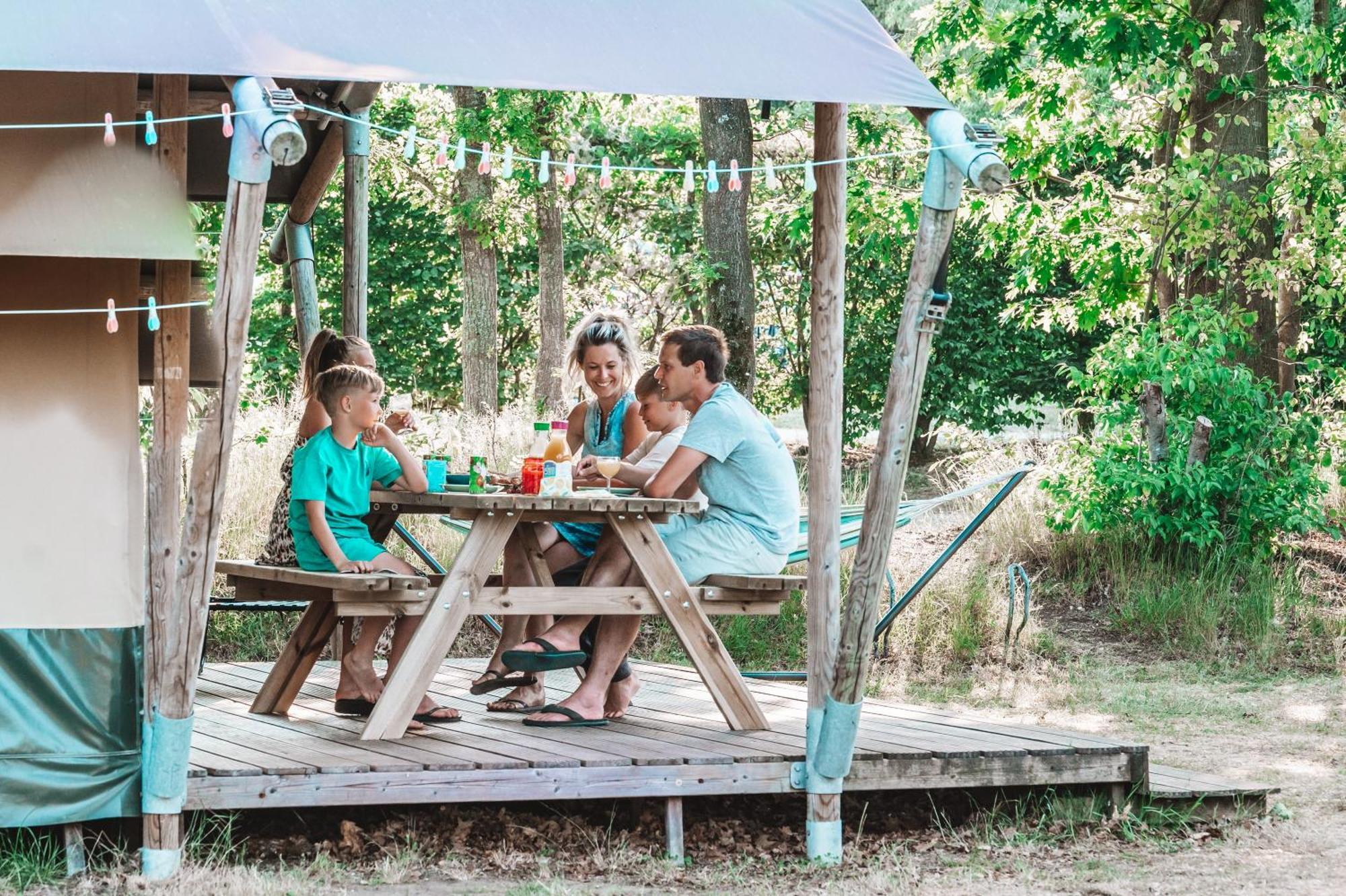 Glamping Holten Luxe Safaritent 2 Esterno foto