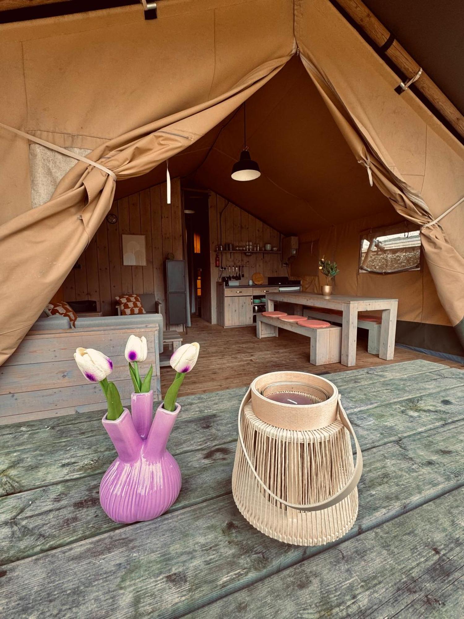 Glamping Holten Luxe Safaritent 2 Esterno foto