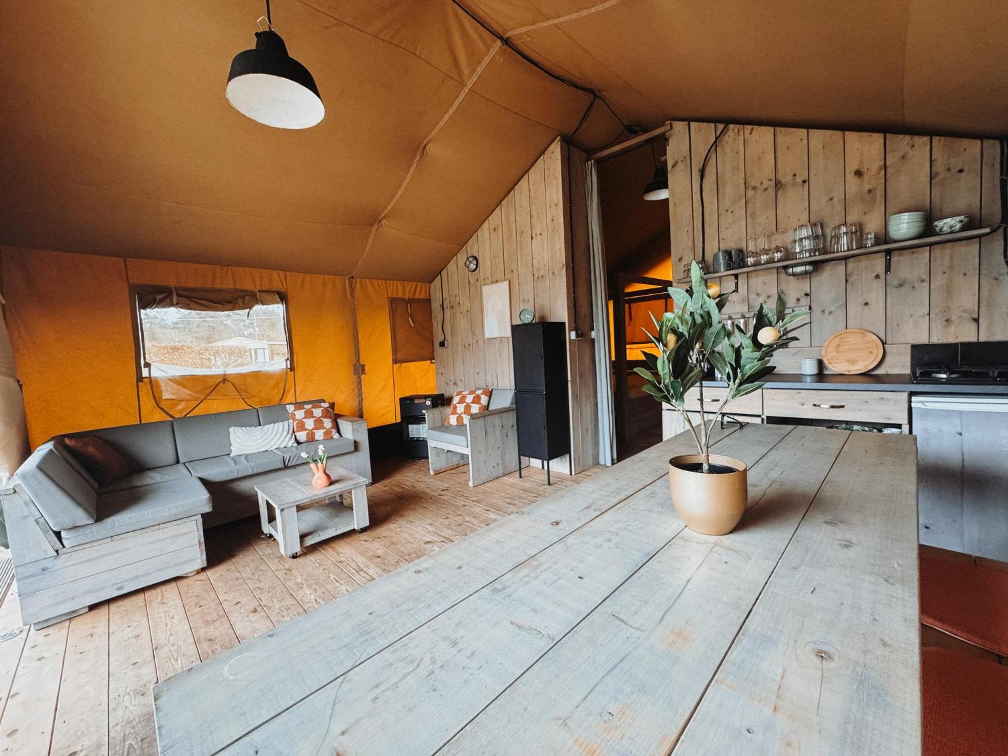 Glamping Holten Luxe Safaritent 2 Esterno foto